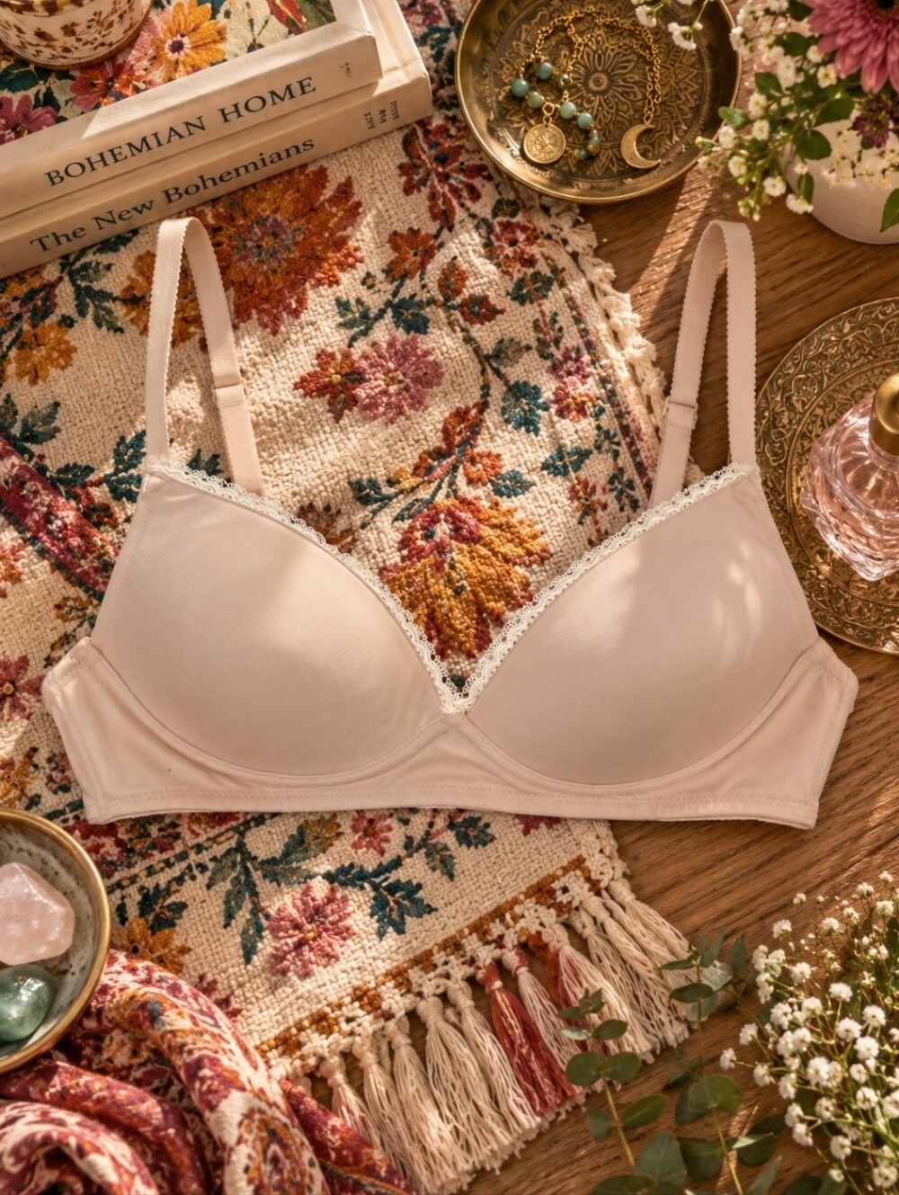 4/$15 Simply Perfect by Warner’s 34A Blush Pink Bra | Coquette Balletcore 90s